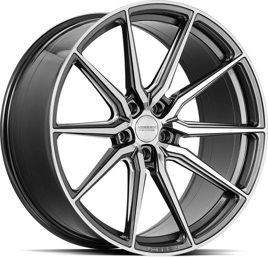 VOSSEN HF3 GLOSS GRAPHITE POL 9.5x20 5/112 ET40 CB66.6