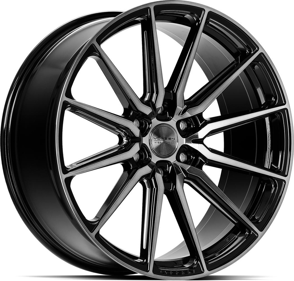VOSSEN HF6.1 TINTED GLOSS BLACK 10x24 6/135 ET25 CB87.1