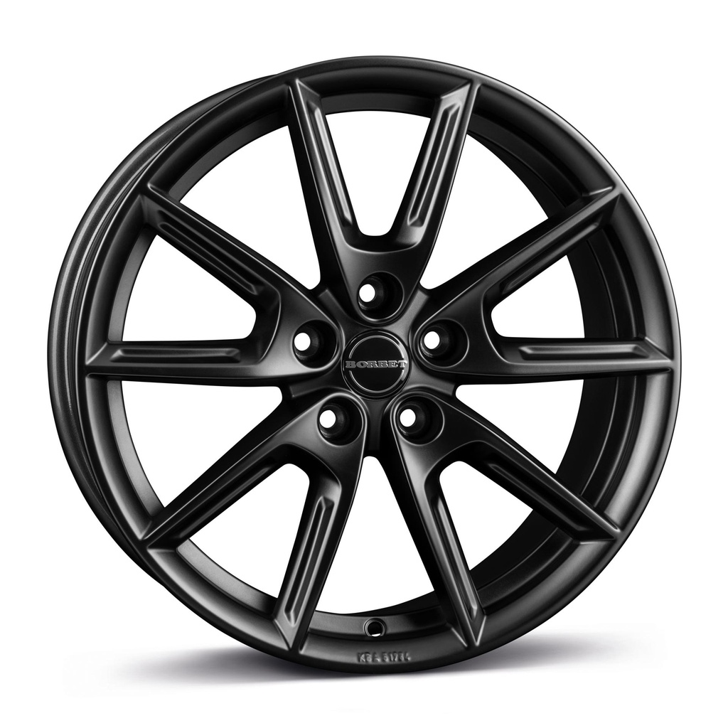 BORBET LX18 BLACK MATT 8x18 5/112 ET48 CB66.6