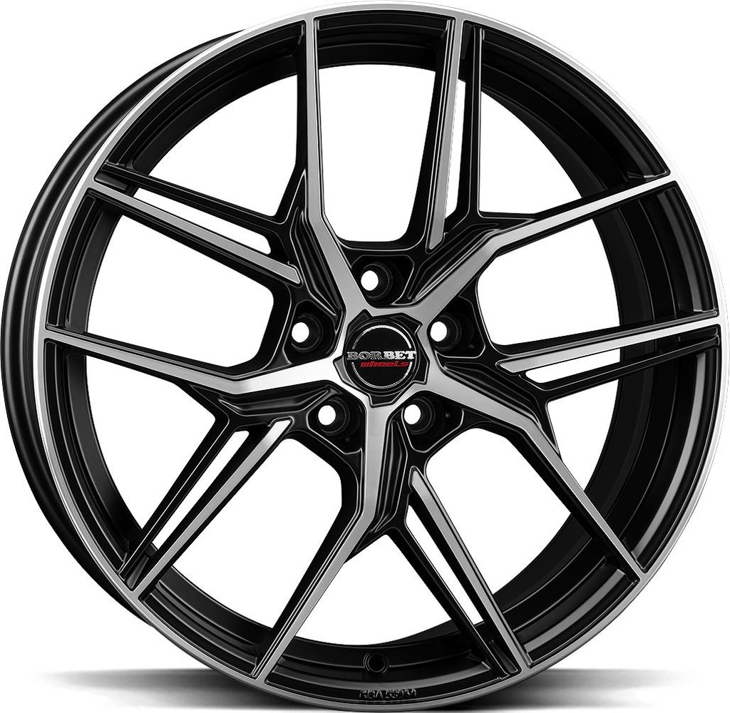 BORBET QX BLACK POL MATT 8x19 5/108 ET50 CB72.5