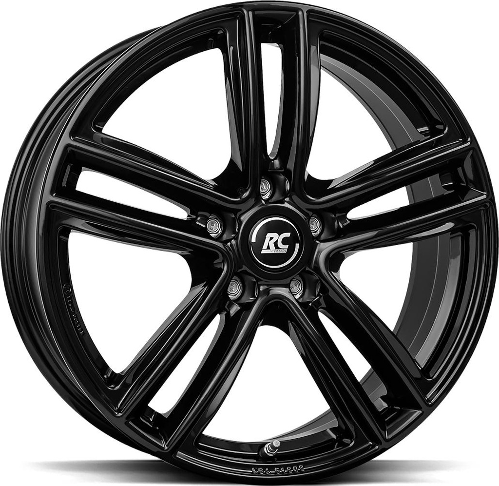 BROCK RC27 SHINY BLACK 6.5x17 5/100 ET40 CB57.1