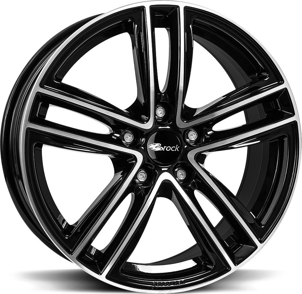 BROCK RC27 BLACK FULL POL 8x18 5/108 ET42 CB63.4