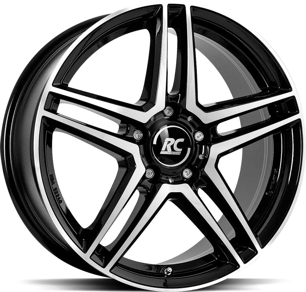 BROCK RCD17 BLACK FULL POL 8x18 5/112 ET40 CB66.6