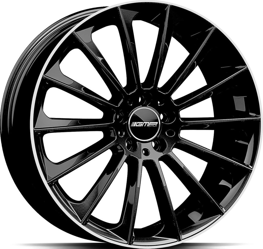 GMP STELLAR BLACK DIAM LIP 8x19 5/112 ET45 CB66.6