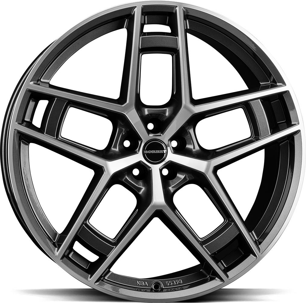 BORBET TF GRAPH POL GLOSS 10.5x24 5/120 ET34 CB72.5