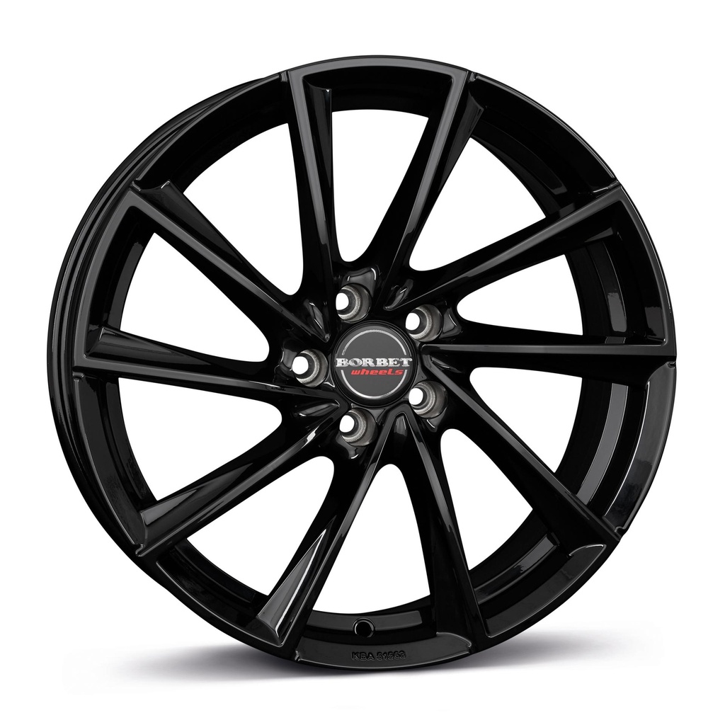BORBET VTX BLACK GLOSS 8x18 5/112 ET48 CB66.6