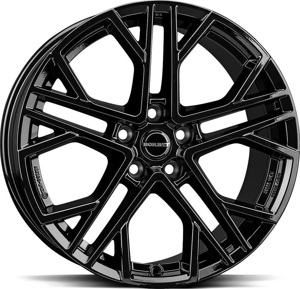 BORBET XV BLACK GLOSS 9.5x19 5/112 ET45 CB72.5