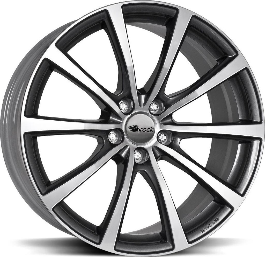 BROCK B32 TITAN FULL POL 8.5x19 5/120 ET50 CB65.1