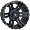 STATUSFÄLGAR D102 FLATBLACK 10x20 6/135-139.7 ET-25 CB106.1