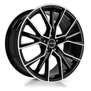 AVUS AF18 BLACK POLISHED 9x20 5/112 ET40 CB66.6