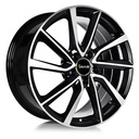 AVUS AC-518 BLACK POLISHED 8x18 5/114.3 ET38 CB67.1