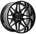 STATUSFÄLGAR D59 GLOSSBLACK MILLED 12x22 5/127-139.7 ET-44 CB78.1