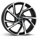 MAK KASSEL BLK/POL 8x18 5/112 ET43 CB57.1