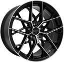 ROMAC VORTEX GLOSS BLACK / POLISHED 9x19 5/112 ET40 CB73.1