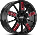 RONAL R67 RED LEFT JET BLACK 8.5x20 5/112 ET45 CB76