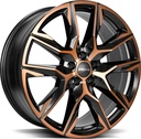 RONAL R71 JET BLACK COPPER MATT FRONT CU 10.5x21 5/112 ET52 CB66.5