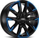 RONAL R71 JET BLACK MATT BLUE TINTED MAT 10.5x21 5/112 ET43 CB66.5