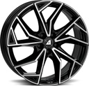 ALUTEC ADX.02 DIAM BLACK POL 7.5x18 4/100 ET45 CB63.4