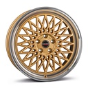 BORBET B GOLD RIM POL 8x17 5/120 ET35 CB72.5