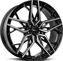 BROCK B44 BLACK FULL POL 8x18 5/120 ET34 CB72.6