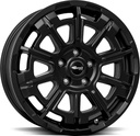 BROCK B45 SATIN BLACK MATT 7.5x18 5/112 ET52 CB66.6