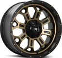 R-SERIES R12 POL BRONZE-BLACK 9.5x20 5/120 ET18 CB65.1